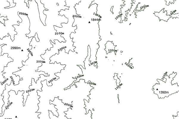 Jigatake neighbourhood contours