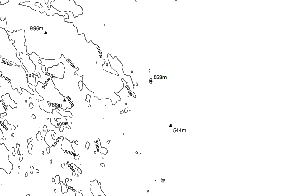 Kåbdalis neighbourhood contours