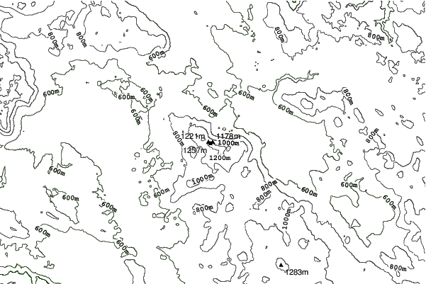 Kalič neighbourhood contours