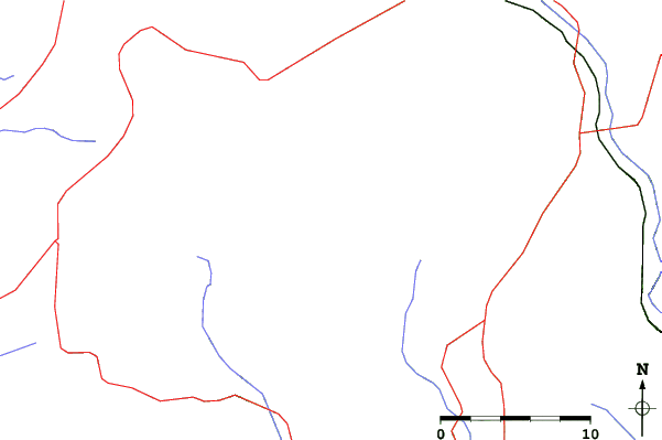 Roads and rivers close to Karbogazi