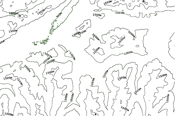 Kelchsau neighbourhood contours