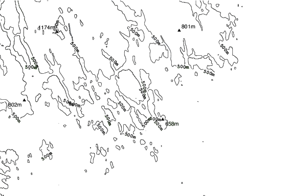 Kläppen neighbourhood contours
