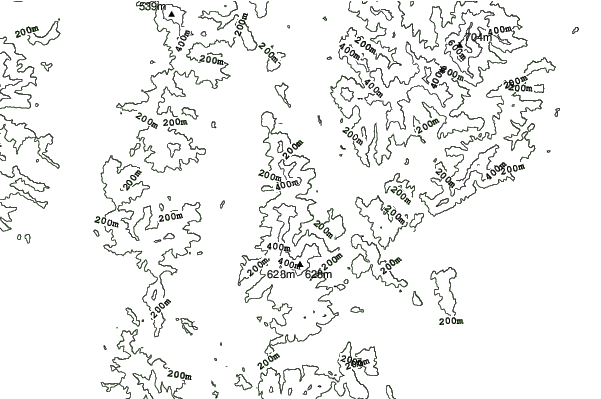 Konjiam Resort neighbourhood contours