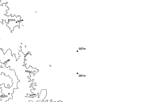 Korakuen Kitahiroshima neighbourhood contours