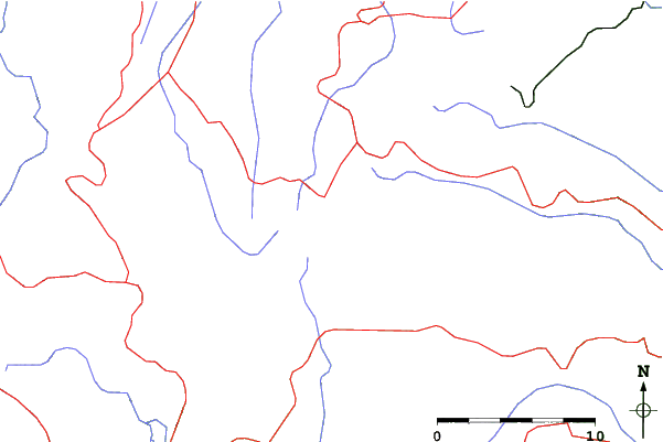 Roads and rivers close to Kozuf