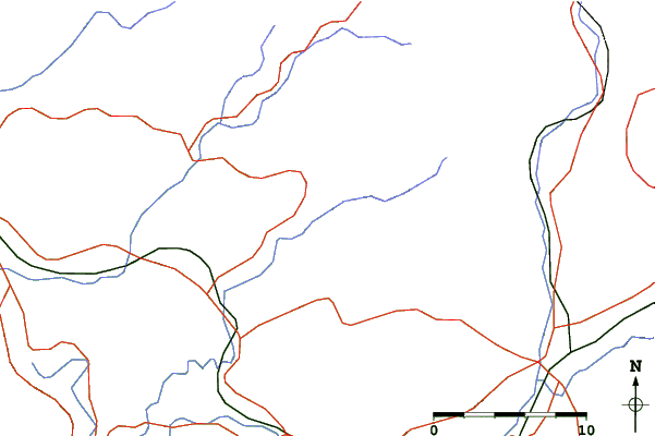 Roads and rivers close to Kyowa