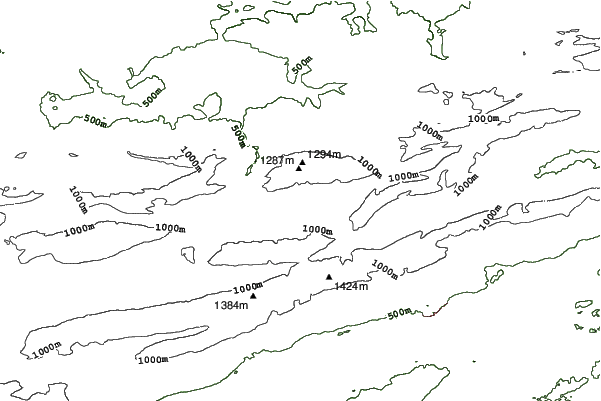 Le Grand Val neighbourhood contours