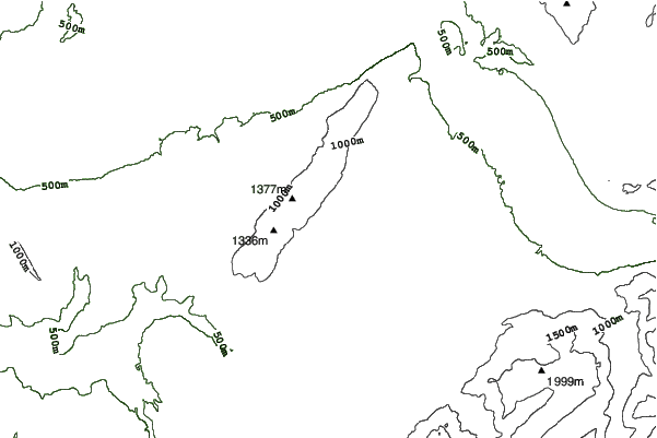 Le Sappey neighbourhood contours