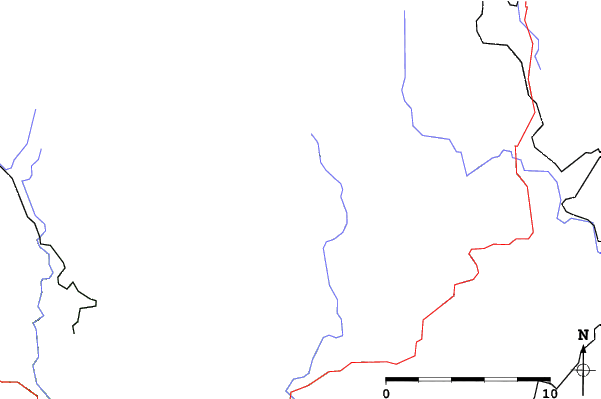 Roads and rivers close to Mauth-Finsterau-Annathal