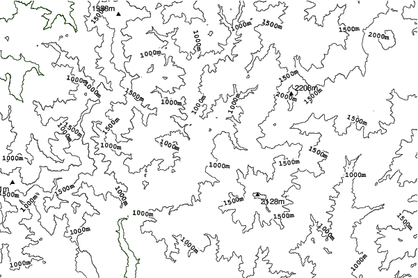 Minakami Kogen neighbourhood contours