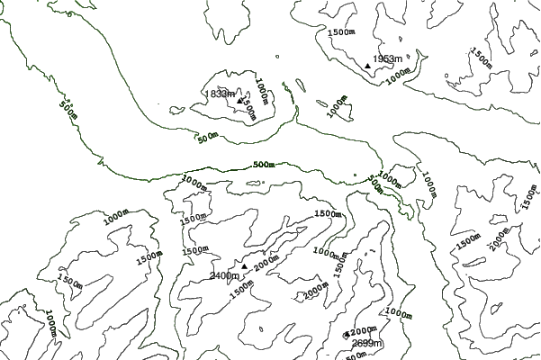 Mont -Saxonnex neighbourhood contours