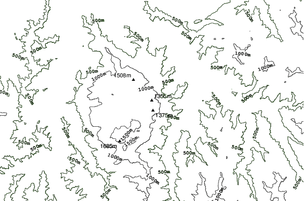 Mount Buffalo neighbourhood contours