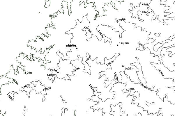 Muggenbrunn neighbourhood contours