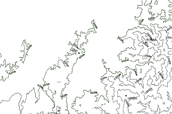 Muikamachi Minami neighbourhood contours