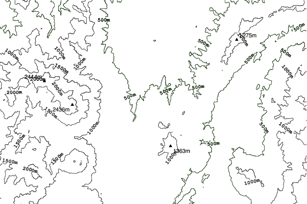 Myoko Pine Valley neighbourhood contours