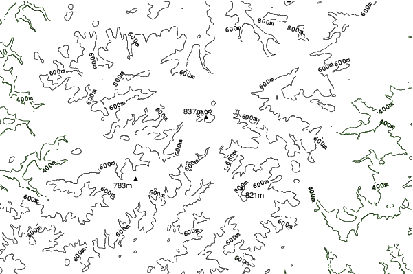 Neuastenberg/Postwiese neighbourhood contours