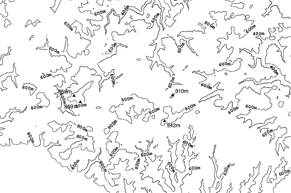Neuhaus am Rennweg neighbourhood contours