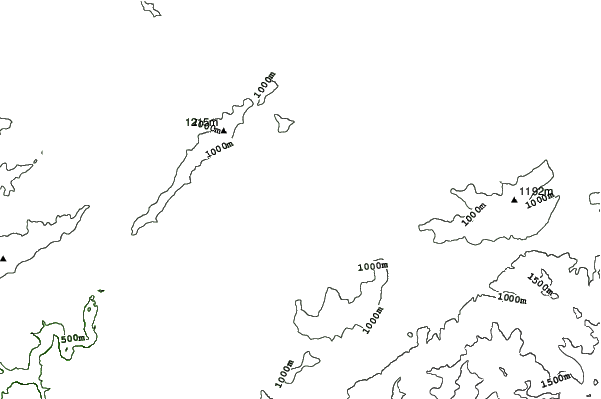 Nižná Uhliská neighbourhood contours