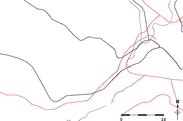 Roads and rivers close to Perfect North Slope