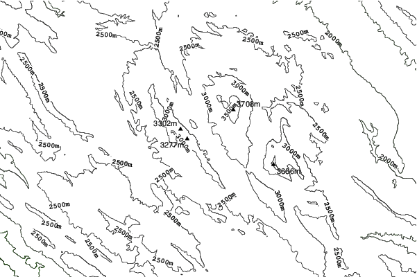 Pooladkaf Ski Resort neighbourhood contours