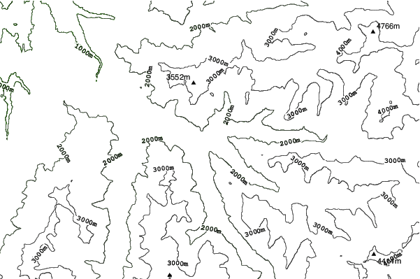 Puma Lodge - Powder South neighbourhood contours