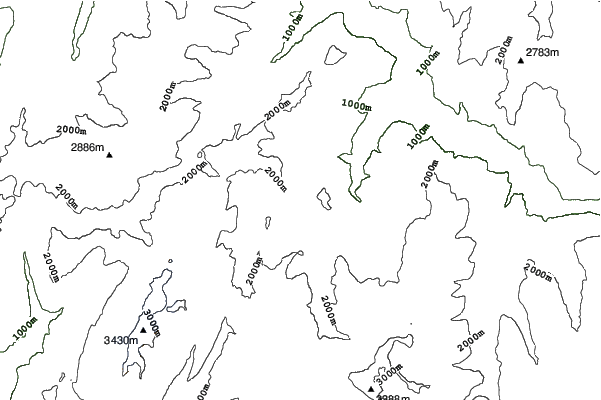 Saint -Jean D'arves neighbourhood contours