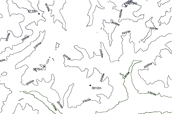 Saint Rhemy-Crevacol neighbourhood contours