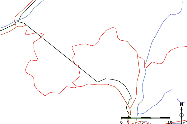 Roads and rivers close to San Domenico
