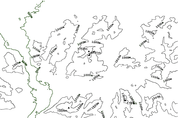 Schleching/Geigelstein neighbourhood contours