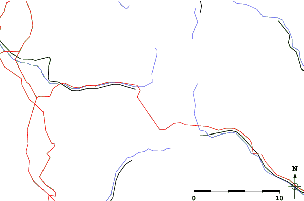 Roads and rivers close to Simmelsberg