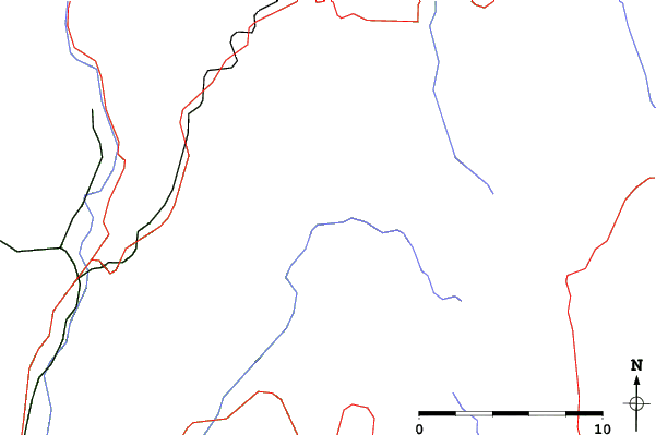 Roads and rivers close to Šindelná