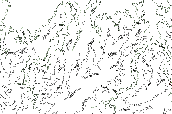 Snow Valley Toga neighbourhood contours