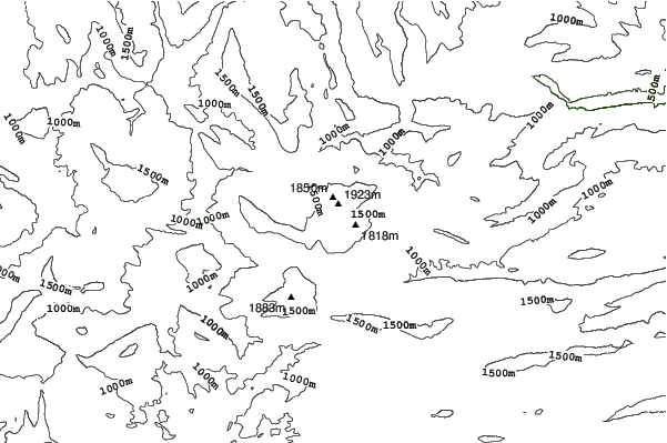 Soleilhas - Vauplane neighbourhood contours