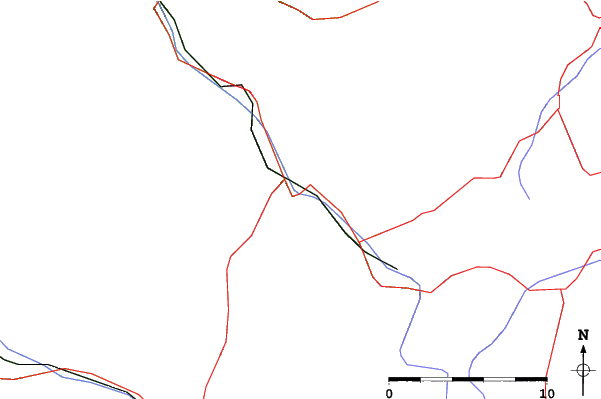 Roads and rivers close to St Gallenkirch