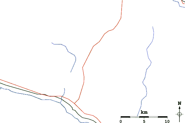Roads and rivers close to Stowe