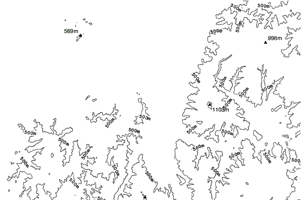 Suishozan neighbourhood contours