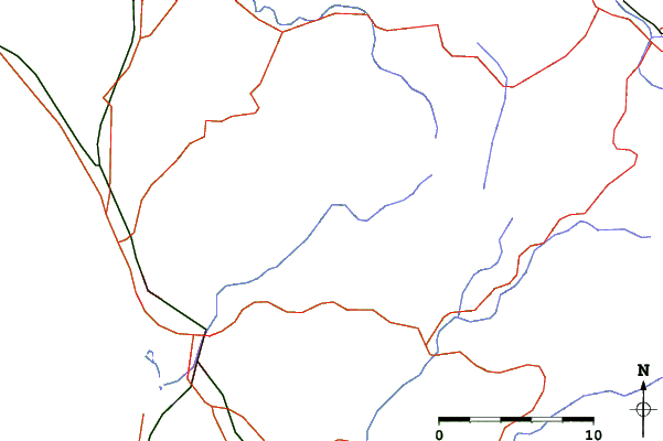 Roads and rivers close to Taiheizan Opus