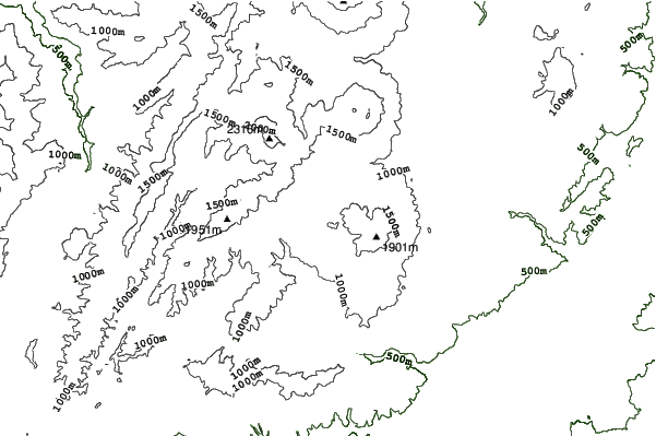 Togakushi neighbourhood contours