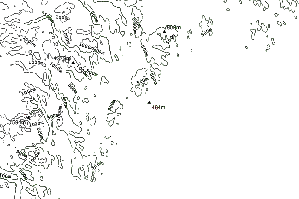 Tryvann neighbourhood contours