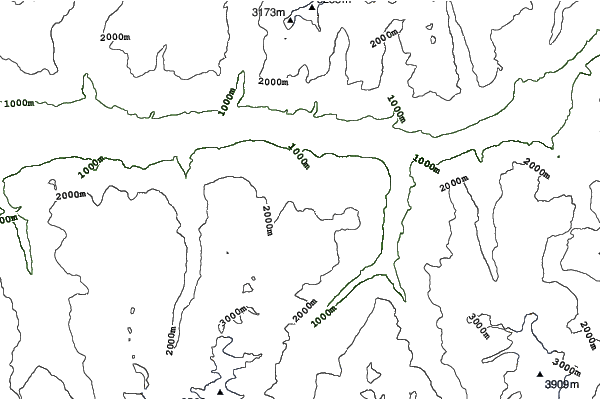 Unterbäch neighbourhood contours
