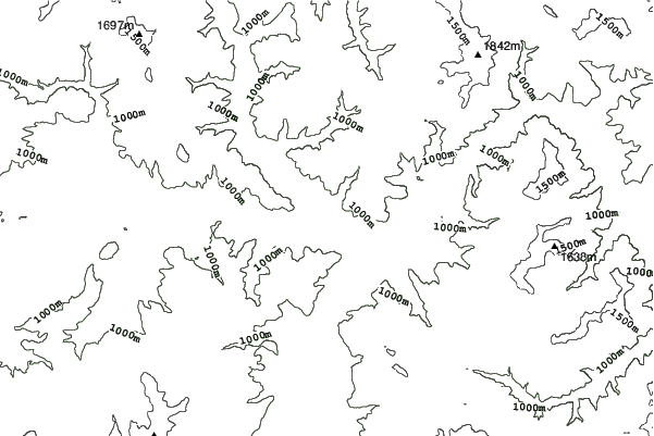Vatra Dornei neighbourhood contours