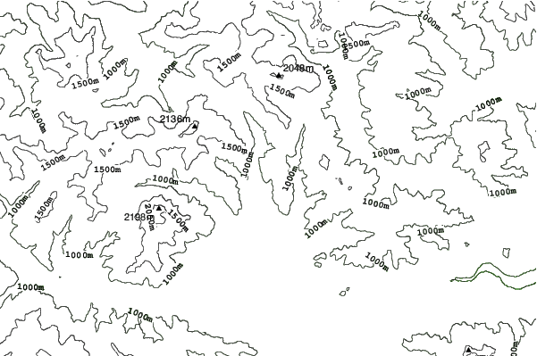 Präbichl neighbourhood contours