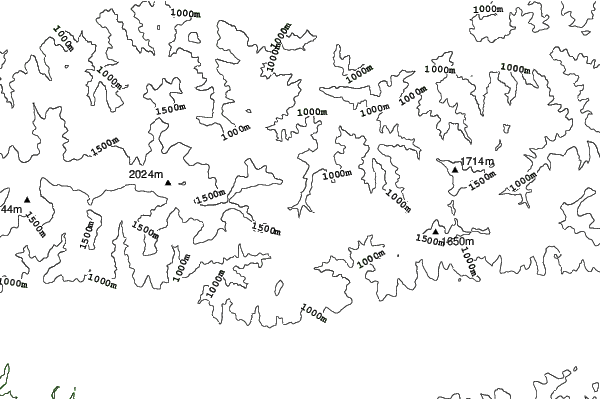 Vyšná Boca - Bačova roveň neighbourhood contours