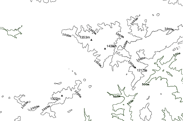 Zbojská neighbourhood contours